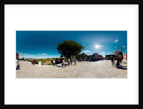 Panoramic courtyard view of the Royal Observatory, Greenwich by National Maritime Museum