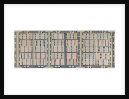 Fabric pattern, 1819, by Commander Archibald Hamilton (H.E.I.C.), 1778-1848 by Archibald Hamilton