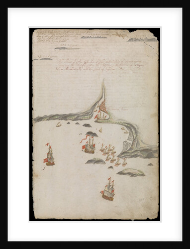 Plate from Edward Barlow's journal of his life at sea in king's ships, East & West Indiamen & other merchantmen from 1659 to 1703. by Edward Barlow