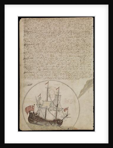 Plate from Edward Barlow's journal of his life at sea in king's ships, East & West Indiamen & other merchantmen from 1659 to 1703. by Edward Barlow