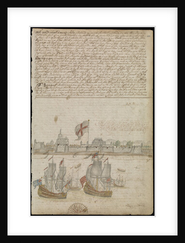 Plate from Edward Barlow's journal of his life at sea in king's ships, East & West Indiamen & other merchantmen from 1659 to 1703. by Edward Barlow