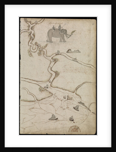 Plate from Edward Barlow's journal of his life at sea in king's ships, East & West Indiamen & other merchantmen from 1659 to 1703. by Edward Barlow