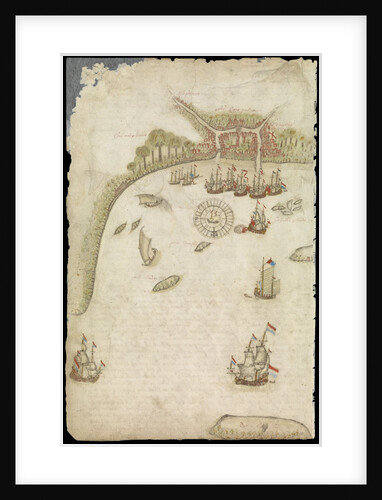 Plate from Edward Barlow's journal of his life at sea in king's ships, East & West Indiamen & other merchantmen from 1659 to 1703. by Edward Barlow