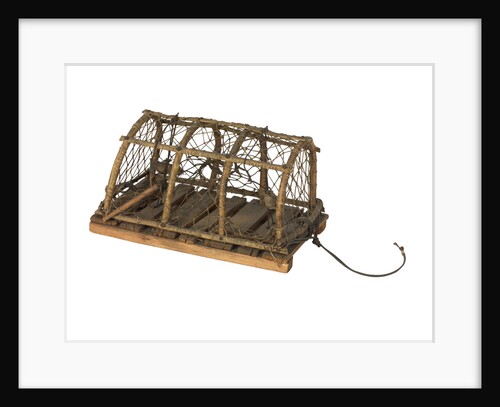 Model of a lobster pot by unknown