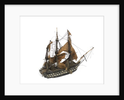 'Leviathan'; warship; 74 guns; 3rd rate by William Haines