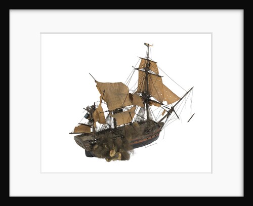 'Intrepide'; warship; 74 guns by William Haines