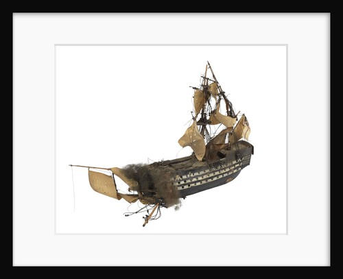 'Temeraire'; warship; 98 guns by William Haines