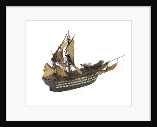 'Temeraire'; warship; 98 guns by William Haines