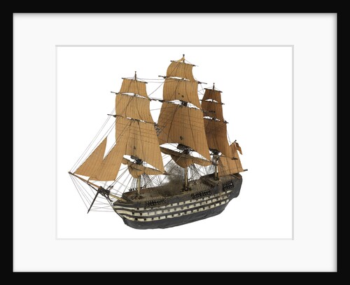 'Dreadnought'; warship; 98 guns; 2nd rate by William Haines