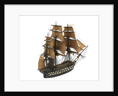 Warship; 74 guns; 3rd rate by William Haines