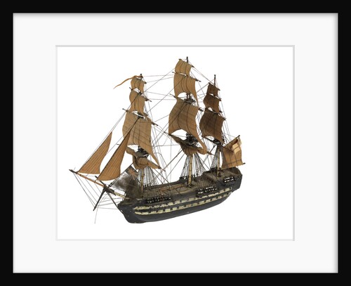 Warship; 74 guns; 3rd rate by William Haines