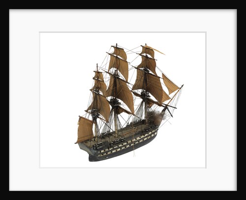 Warship; 74 guns; 3rd rate by William Haines