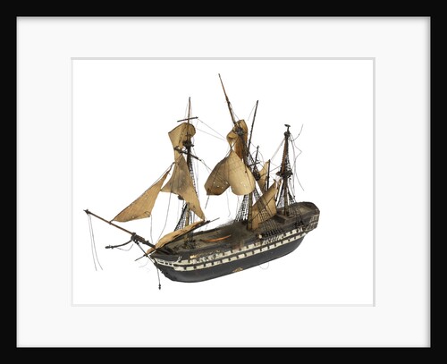 Warship; 74 guns; 3rd rate by William Haines