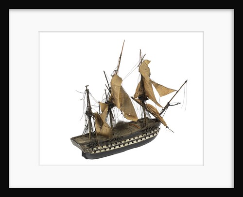 Warship; 74 guns; 3rd rate by William Haines