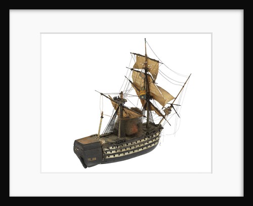 'Royal Sovereign'; warship; 100 guns; 1st rate by William Haines