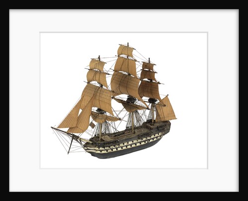 Warship; 74 guns; 3rd rate by William Haines
