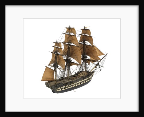 Warship; 74 guns; 3rd rate by William Haines