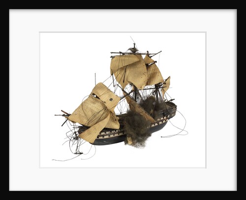 Warship; 80 guns by William Haines