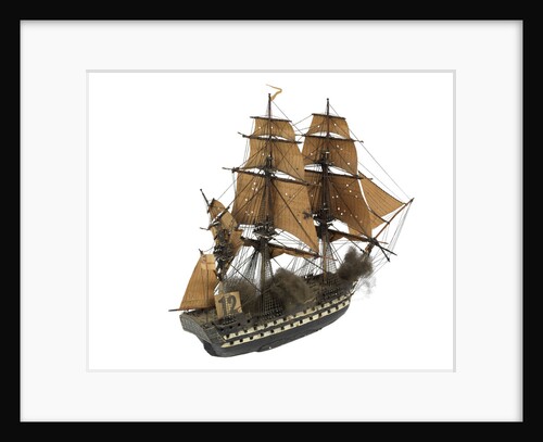 'Colussus'; warship; 74 guns by William Haines