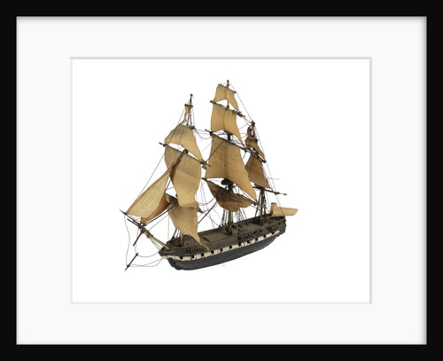 Warship; frigate by William Haines