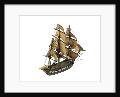 Warship; frigate by William Haines