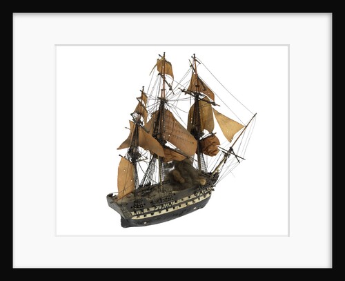 'Polyphemus'(?); 64 gun(?); warship by William Haines