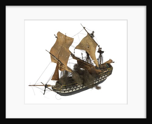 'Fougeux'; warship; 74 guns by William Haines