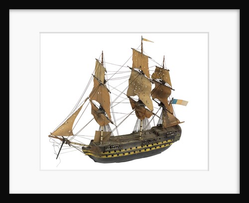 'Algeciras'; warship; 74 guns by William Haines