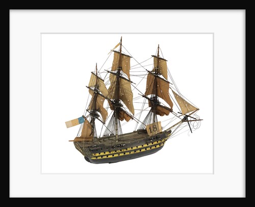'Algeciras'; warship; 74 guns by William Haines