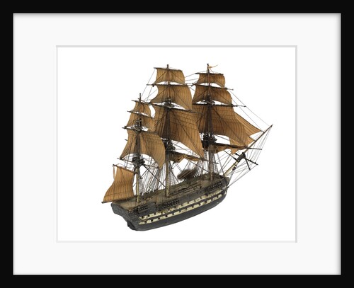 Warship; 74 guns; 3rd rate by William Haines