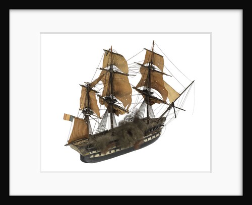 'Neptune'; warship; 74 guns by William Haines