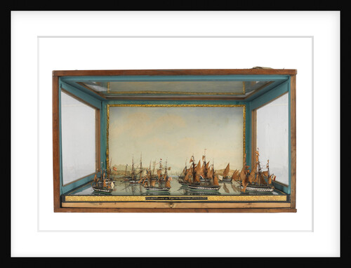 Model of the entance to the port of Marseille by Unknown