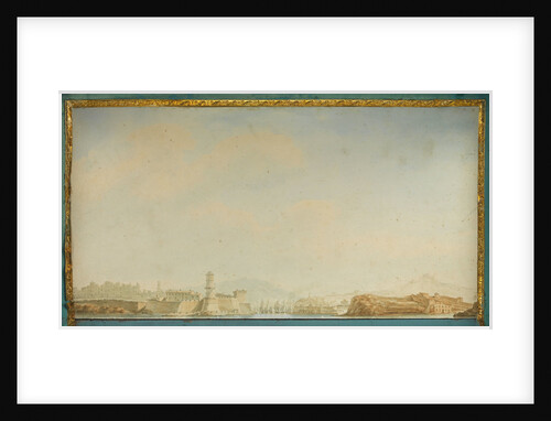 Model of the entance to the port of Marseille by unknown