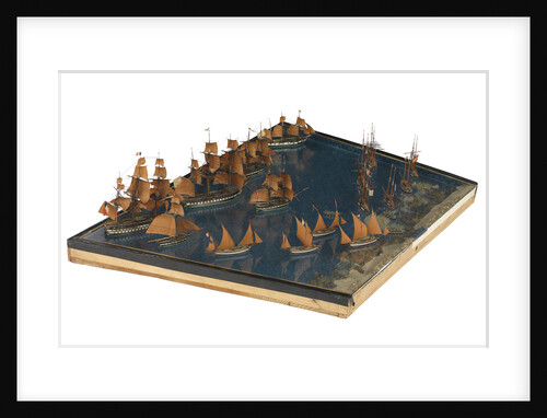 Model of the entance to the port of Marseille by Unknown