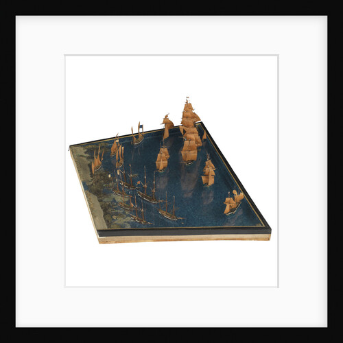 Model of the entance to the port of Marseille by unknown