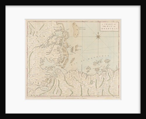 A chart of the Bay of Honduras by Joseph Smith Speer