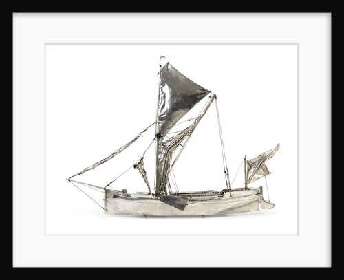 A full hull model of a Thames sailing barge by unknown