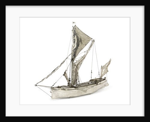 A full hull model of a Thames sailing barge by Unknown