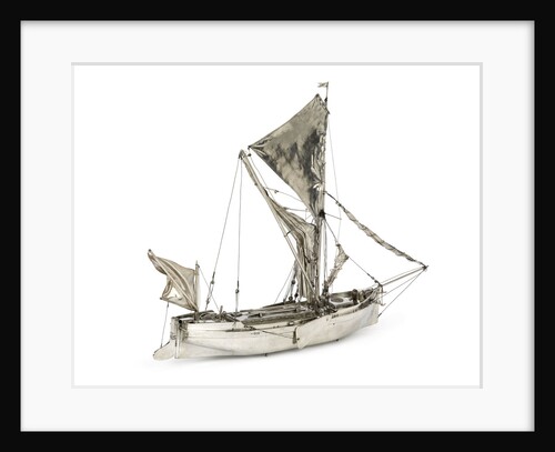 A full hull model of a Thames sailing barge by unknown