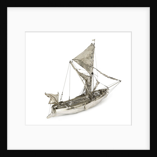 A full hull model of a Thames sailing barge by Unknown