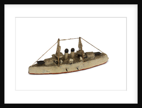 Instructional waterline recognition model of Japanese battleship HIJMS 'Yashima' (1894) by Gerald John Blake