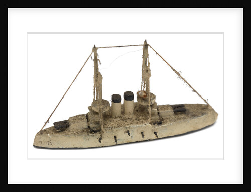 Instructional waterline recognition model of Japanese battleship HIJMS 'Asahi' (1899) by Gerald John Blake