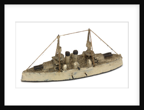 Instructional waterline recognition model of Japanese battleship HIJMS 'Fuji' (1896) by Gerald John Blake