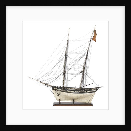 Brig Warship, 14 gun 'Joan D'Arc' (1800) by unknown