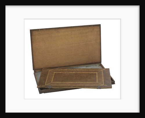 Folding model and plan of the 'Gurland' (1721) by unknown