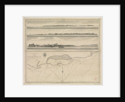 Plan of Diu Island by John McCluer 1788 by British Admiralty