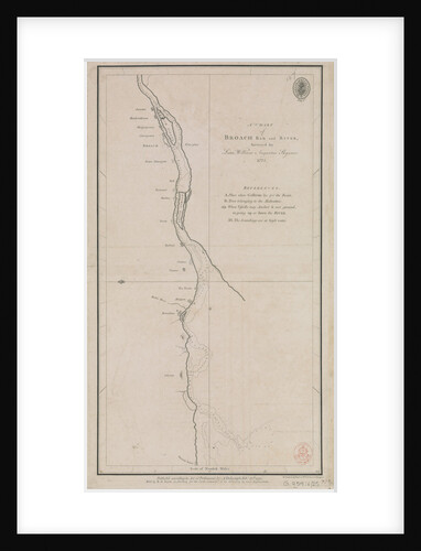 A chart of Broach Bar and river surveyed by Lieut WIlliam Augustus Skynner 1773 by British Admiralty