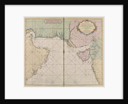Map of Arabia, Persia, Gijarat and Decca by J. van Keulen