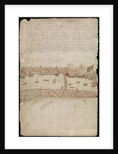 View of London by Edward Barlow