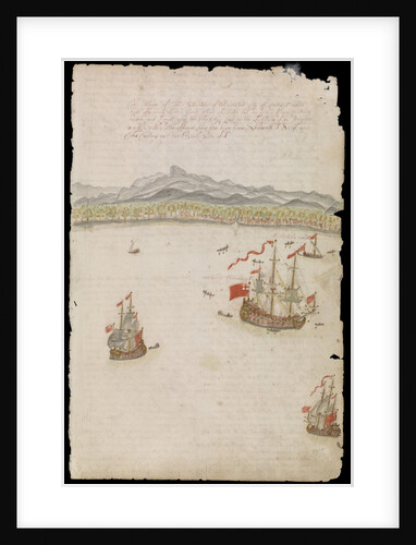 View of Calicut (Calcutta, India) by Edward Barlow